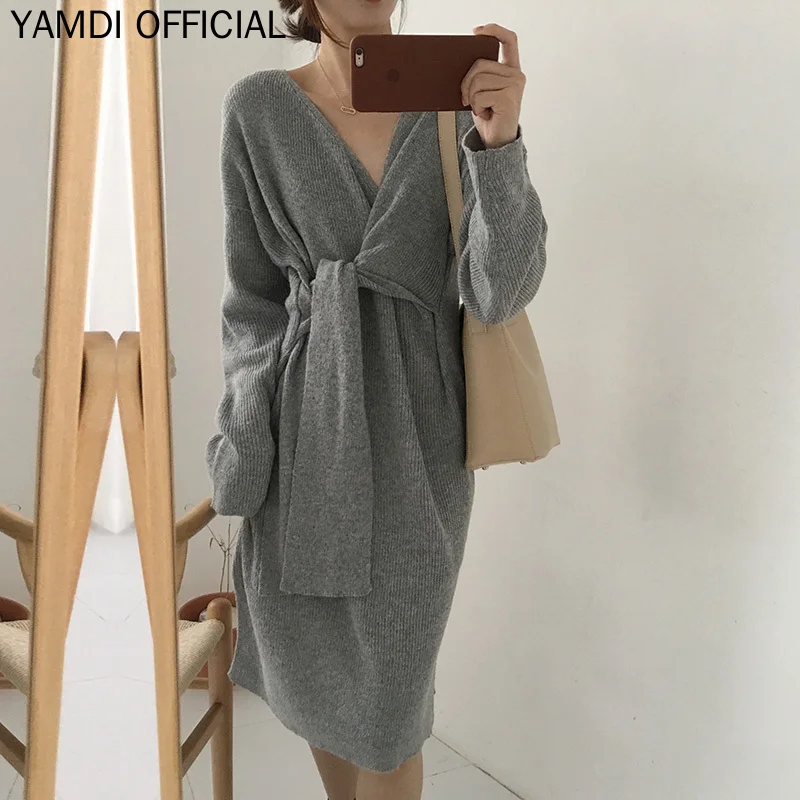chic sweater dress