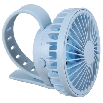 

Watch Fans Wearable Strap Wrist Fans Mini Fan Watch-Shaped Fan for Indoor and Outdoor Use Blue