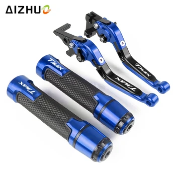 

Motorcycle Brake Clutch Levers+Handle Grips For YAMAHA TMAX530 TMAX500 T MAX T-MAX TMAX 530 500 2008-2017 2016 2014 2015 2013