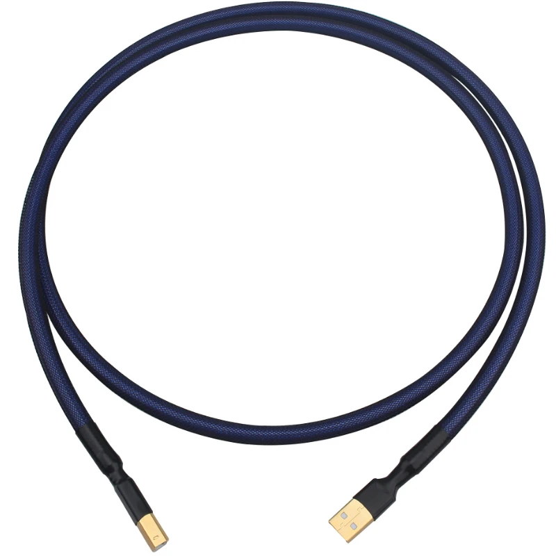 

6N HiFi DAC Digital Audio Cable OCC Silver Plated USB A to B Cables