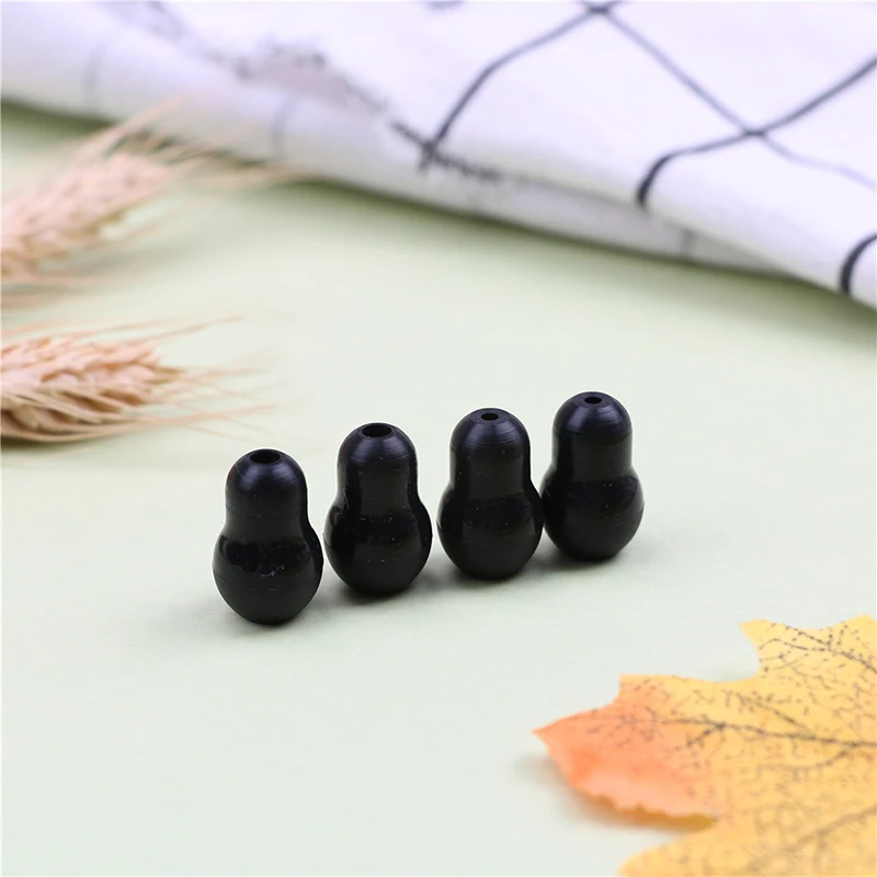 10pcs Black 2.5mm/3.5mm Silicone Earplugs Comfortable And Soft Stethoscope Earplug Eartips Earpieces For Stethoscope