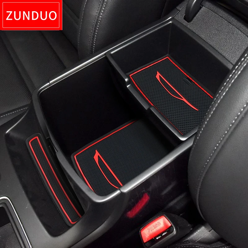 ZUNDUO Противоскользящий коврик с отделением для ворот и чашки KIA Sorento 2010 2019