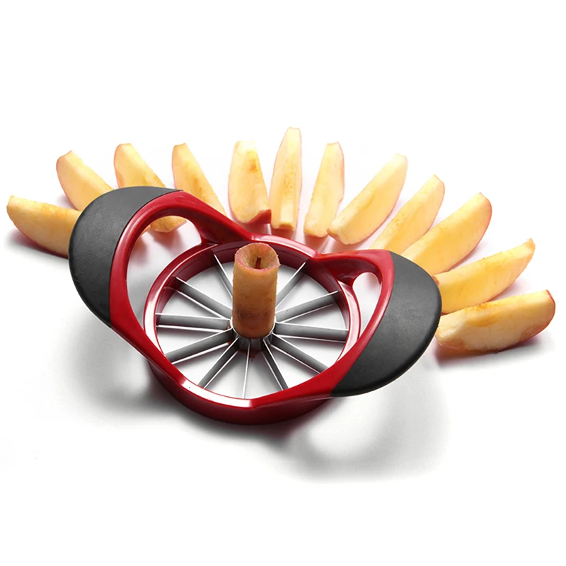 NAOFU Apple Slicer 12-blade Extra Large Apple Corer, Stainless Steel  Ultra-sharp Apple Cutter, Pitter, Divider For Up To 4 Inches Apples