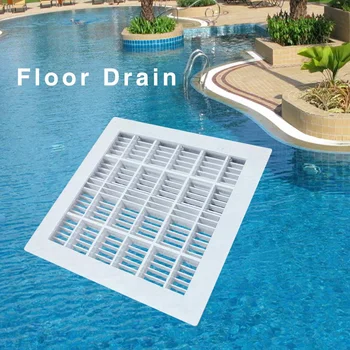

1*Pool Bottom Drainer 30*30CM Square Pool Main Drain Port Bottom Drainer Device Anti-Corrosion For Water Park Spa Aquarium