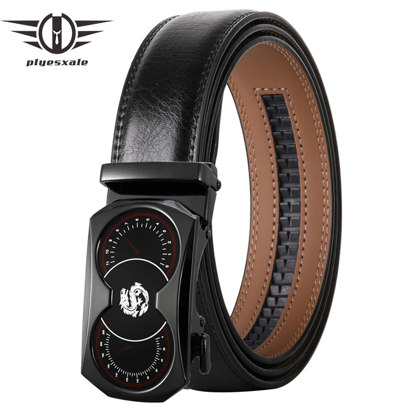 

Zinc Alloy Automatic Buckle Male Belt Brown Blue Black White Gray Genuine Leather Belts for Men 2021 New Fashion Mens Belts B512