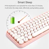 Teclado teclado inalámbrico Bluetooth para juegos con botón Mini redondo para Macbook, Lenovo, Dell, Asus, Laptop, iPad, Tablet, ordenador, teclado ► Foto 3/6