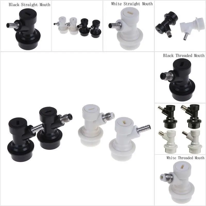 1PC Stainless Steel+Plastic Gas/Liquid Ball Lock Corny Beer Keg Disconnects For Cornelius Style Home Brew Bar Accessories | Дом и сад