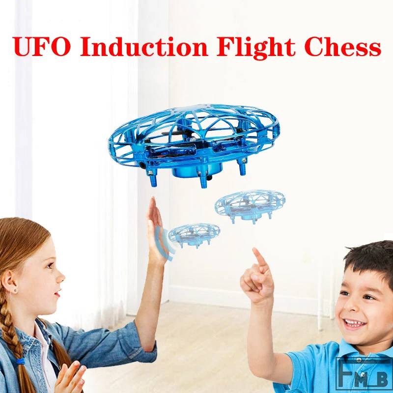 

Mini Small Smart Gesture Induction Flying Saucer Four-axis Crash-resistant Aircraft