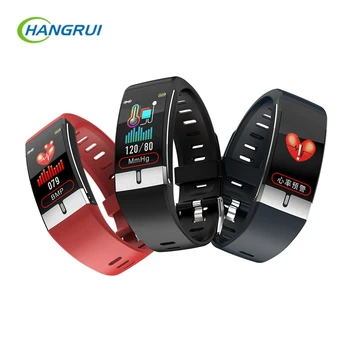 

2020 Touch Control Smartwatch Temperature ECG PPG Fitness Tracker Smart Bracelet Blood Pressure Watch Sport band women men