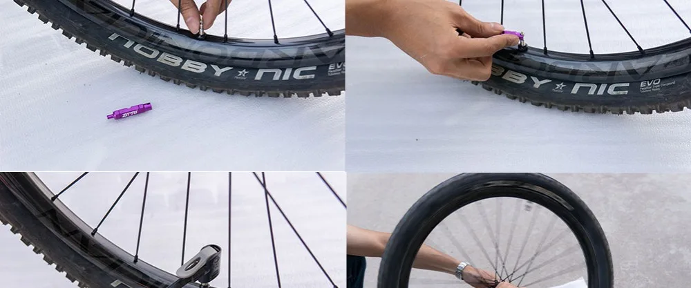 Бескамерный герметик инжектор для MTB дорожный велосипед бескамерные шины Усть шины без труб Горячая