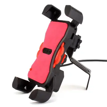 

Universal Dual USB Motorcycle Charger Phone Socket Moto Motocross Bike Handlebar Holder Charger Power Adapter Outlet