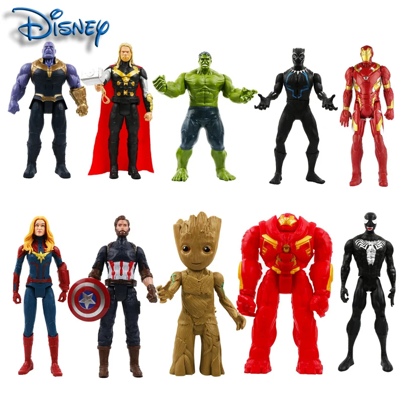 30 см Мстители Marvel Groot Бэтмен вспышки с рисунками Супермена и Человека-паука танос