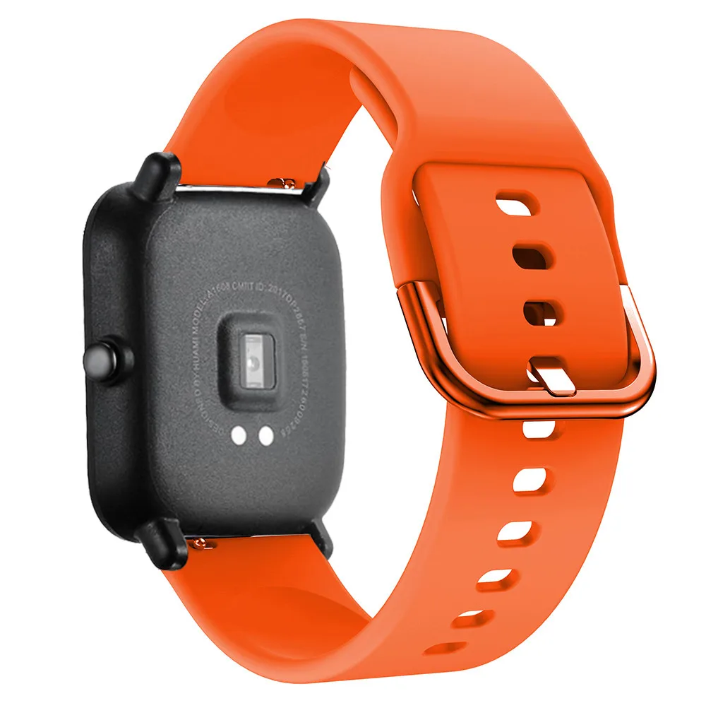 Спортивный ремешок для наручных часов для Xiaomi Huami Amazfit Bip Lite Youth GTS GTR 42 мм ремешок для часов 20 мм переносной браслет для наручных часов