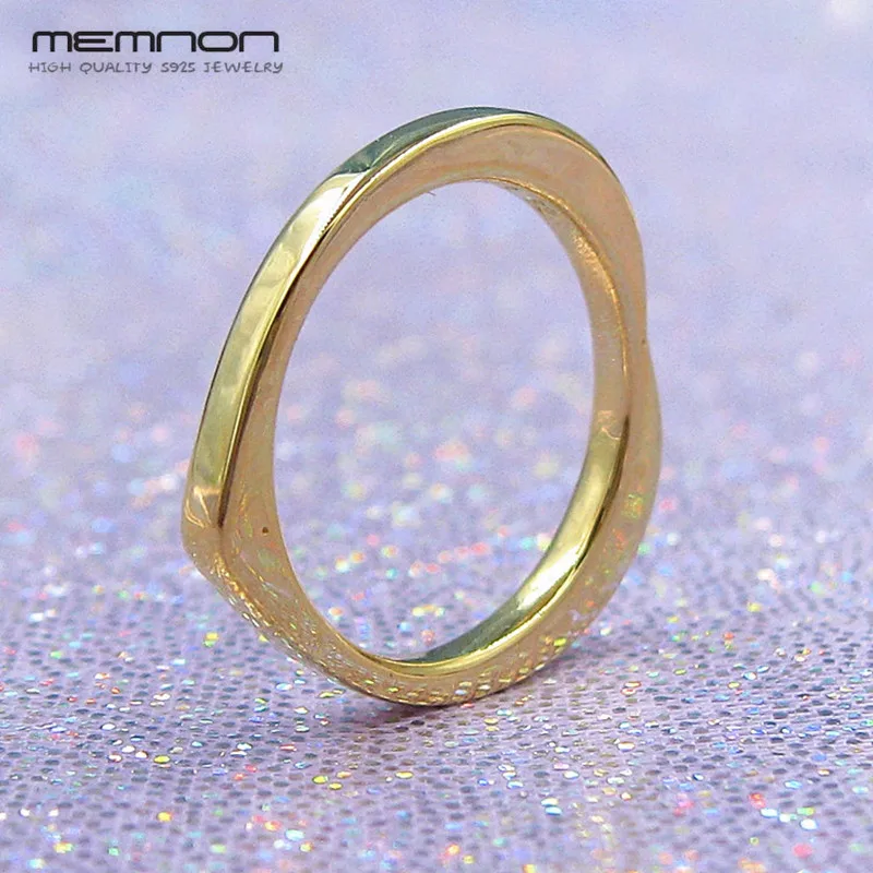 Memnon, новая осенняя коллекция, модное кольцо с сердечками, 925 Стерлинговое Серебро, кольца для женщин, anillos, с золотым цветом, хорошее ювелирное изделие