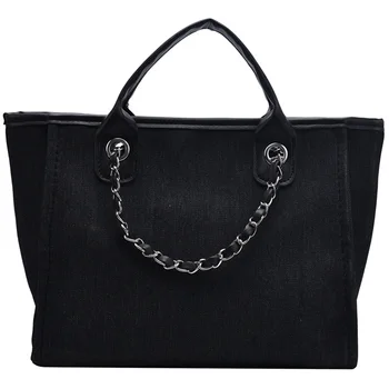 

Large-capacity Bag 2020 New Net Celebrity Fashion Portable Female Bag Chain One-shoulder Underarm Bag Wild Tote Bag Two Fashion