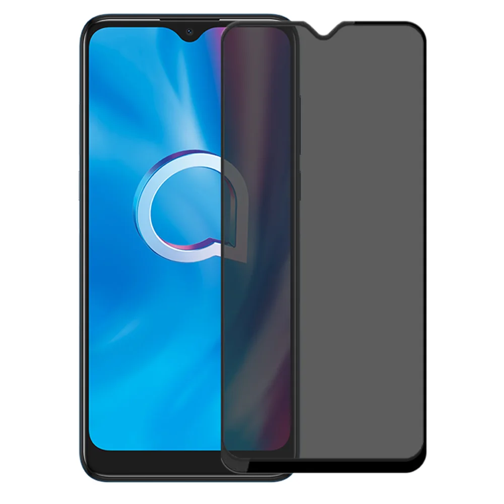 Полное покрытие анти шпионское закаленное стекло для Alcatel 1V 1S 2020 Защита экрана 3L