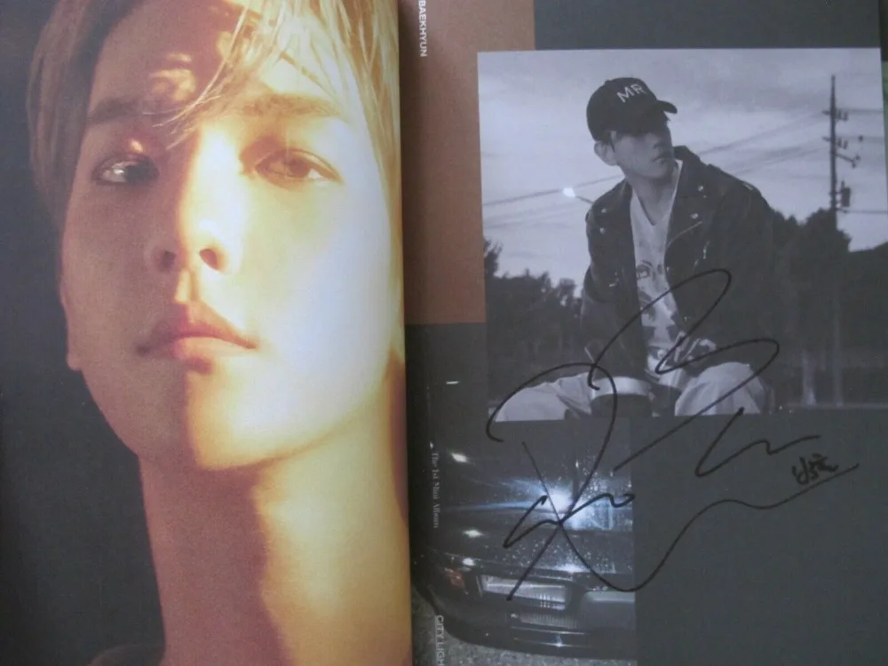 EXO 伯贤亲笔签名迷你1 City Lights  13