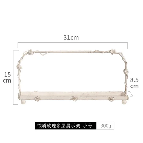 31x15x8.5cm Европейский белый десертный стол украшения/Стенд Набор/свадебный торт набор стол/деревянный поднос для закусок - Цвет: 31x15x8.5cm