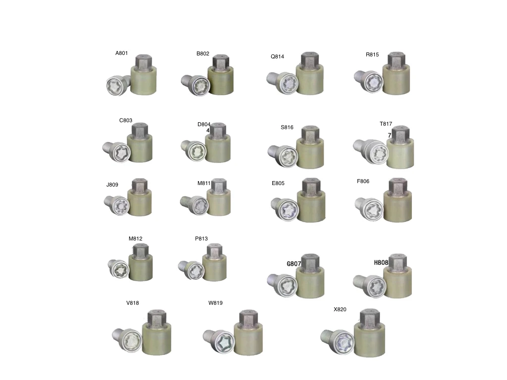 Auto parts screw fastener auto tire screws for BMW 36136792152 E65 E66 E83  M 14 x 1.25 mm