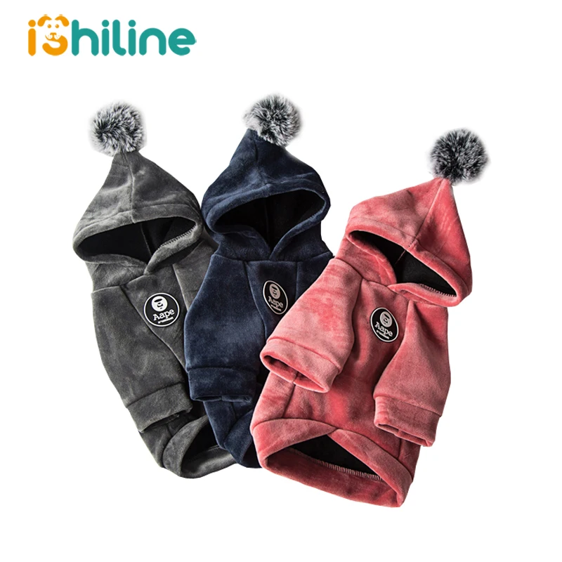 

Pet Clothes for Small Medium Dogs Puppy Hoodies Coat Spring Sweatshirt Dog Outfits Fashion Pet Bulldog Pug Warm Hoodies Clothes