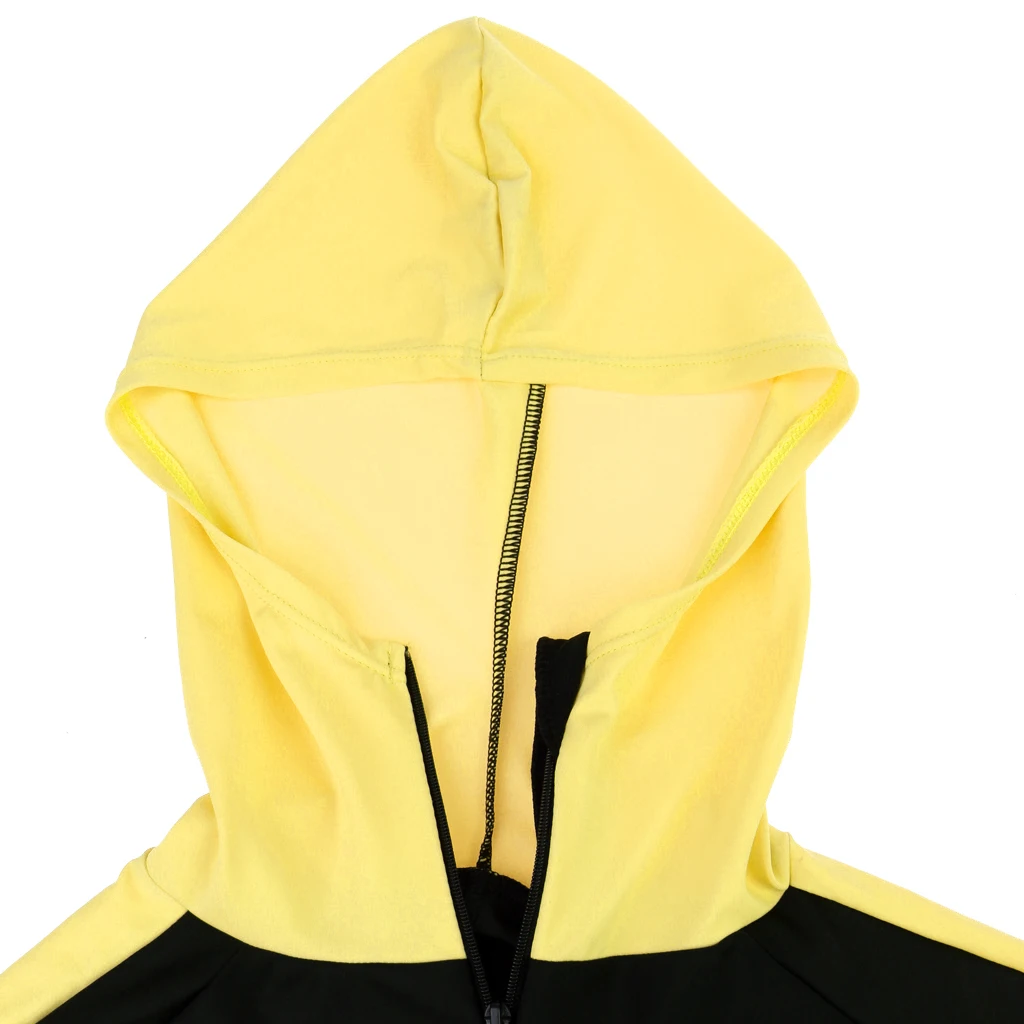 One Piece Men Wetsuit Swimsuit & UV Protection Long Sleeves and Hood- Great for Scuba Diving Paddle Boarding