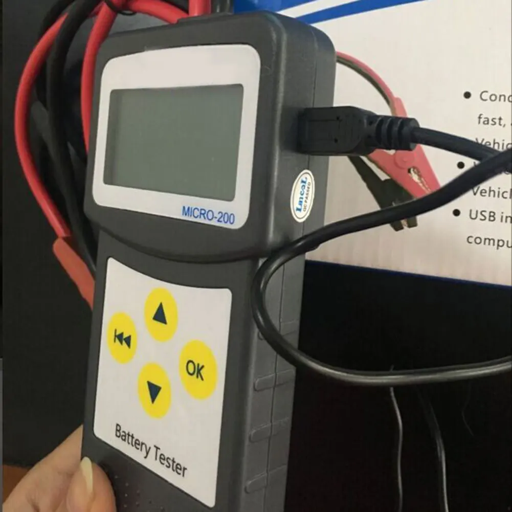 

2019 Automotive Car Battery Tester Digital CCA Battery Analyzer 12V Diagnostic Tool CSL88