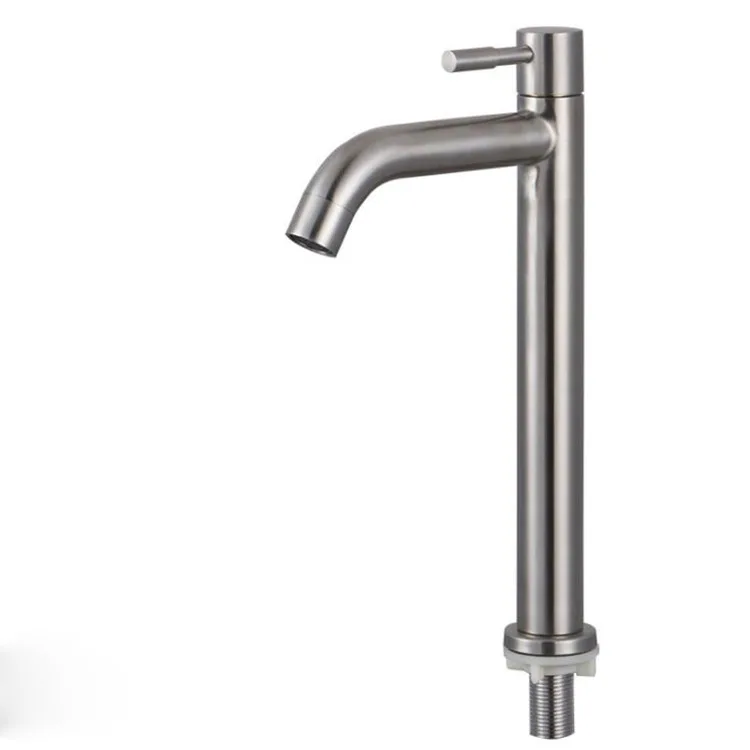 

Stainless Steel Table Basin Cold Water Faucet Heightening Cold Water Faucet Manufacturers Direct Selling to Undertake Engineerin