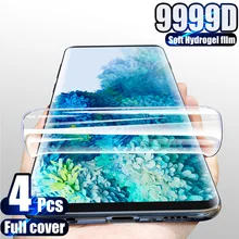 4Pcs Hydrogel Film Screen Protector For Samsung Galaxy S20 FE S10 S21 S9 S8 Plus A51 A71 A50 A12 A32 A52 A72 A21S A31 Not Glass