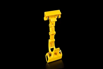 

Yellow label clip stand retaling store card clip mechanical clamp