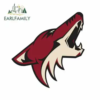 

EARLFAMILY 13cm x12.5cm for Arizona Phoenix Coyotes Vinyl Sticker Decal SIZES Cornhole Truck Wall Bumper Car Waterproof