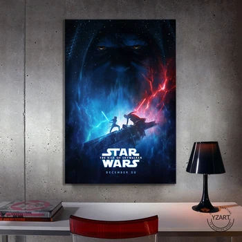 

The Rise of Skywalker Star Wars Game Poster Art Wall Painting Star Wars Movie Poster Canvas Art Painting Home Decor Wall Art