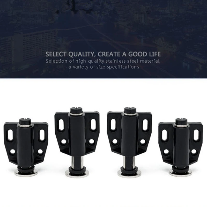 10pcs Best quality Magnetic Cabinet Catch Kitchen Door Stopper Drawer Latch Soft Close Push to Open Damper Buffers For Furniture