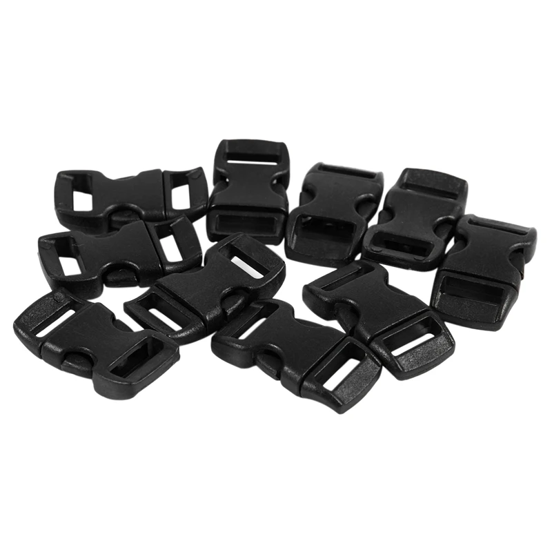 

10 pcs, belt buckle, backpack, black