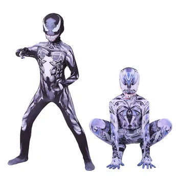 

Black venom Spider-Man Suit Cosplay spiderman costume Kids Adult Party clothing