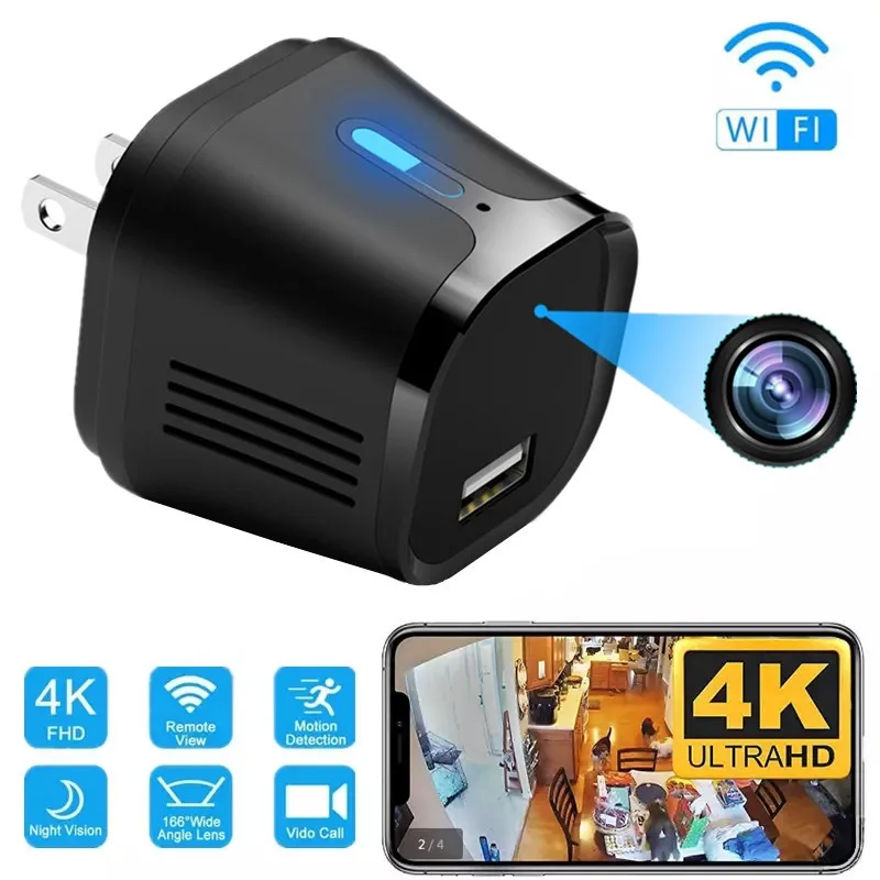 Mini Camera Espia Wireless Wifi Camera USB Charger Micro Camera 1080P Baby Camera Motion Detect Monitor Camcorder for Smart Home