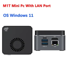 M1T Mit Interface Mini PC Windows 10 Quad-Core Intel J4125 8GB LPDDR4 128GB 5G Wifi bluetooth 4,2 HDMI 2,0 4K Hause Tragbare PC
