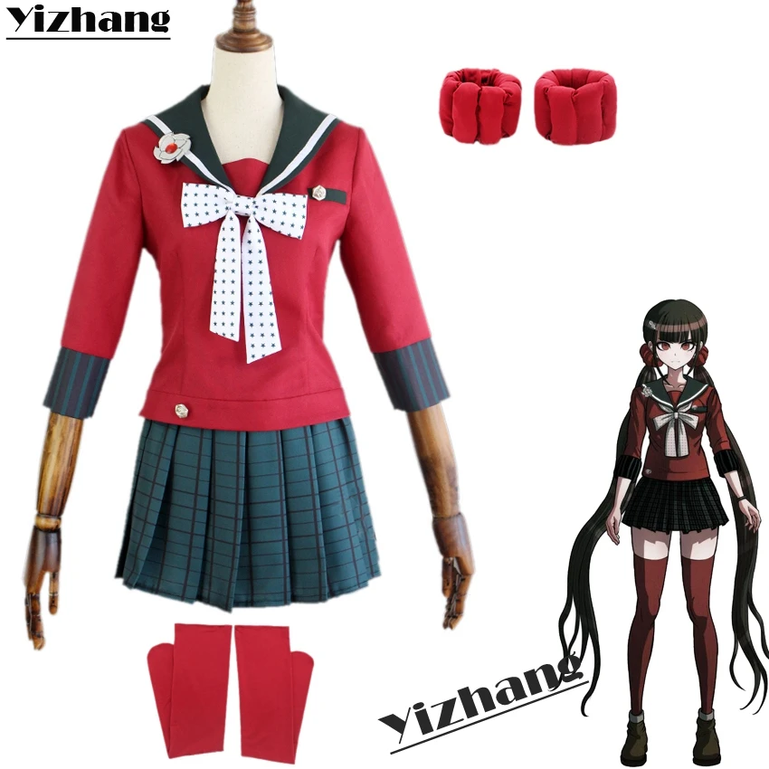 Yizhang игры Danganronpa V3 Akamatsu kaede Chabashira Tenko Косплей Костюм японский харукава Маки Iruma Miu униформа Одежда - Цвет: package