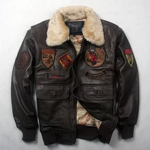 Мужская куртка из натуральной кожи, воздушные куртки «Force», мотоциклетная куртка из натуральной кожи, мужская куртка-Авиатор из овчины, кожаная куртка-бомбер