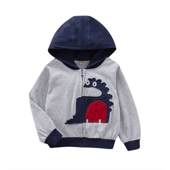 

Autumn Spring Fleece Jackets For Boy Girl Trench Children's Hooded Clothes Warm Outerwear Toddler Windbreaker Baby Kids Coats