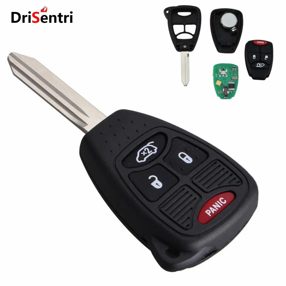 

315MHZ Uncut Remote Head Vehicle Auto Key Keyless Entry Combo Transmitter Fob OHT692427AA for Chrysler / Dodge / Jeep 2005-2012