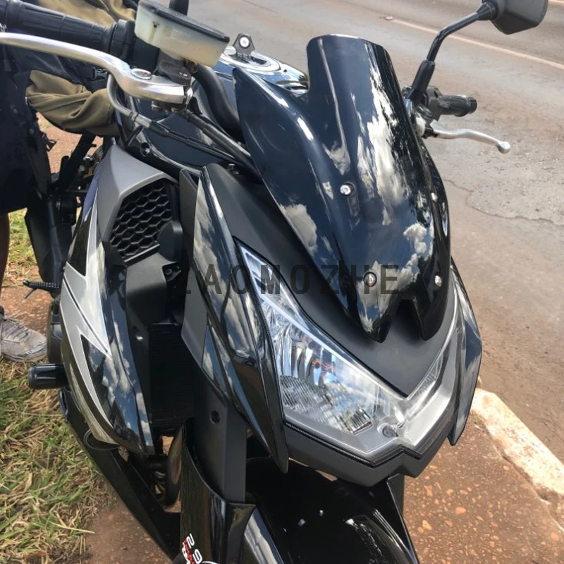 Лобовое стекло мотоцикла дефлекторы двойного пузыря для Kawasaki Z1000 2010 2011 2012 2013