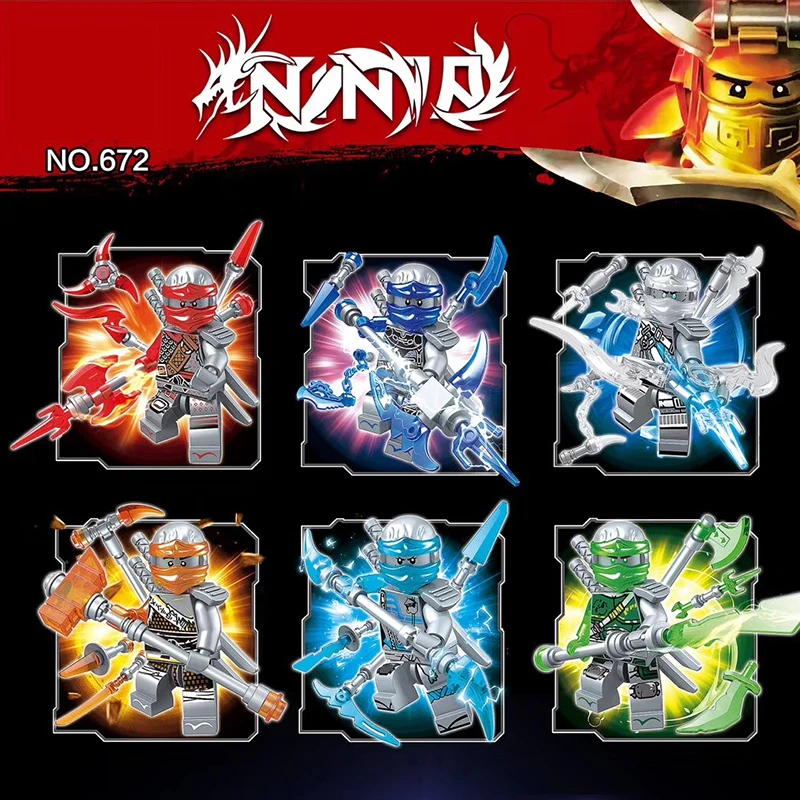 2020 Горячие ninjagoo строительные блоки совместимы с NINJA Legoinglys наборы мини фигурок