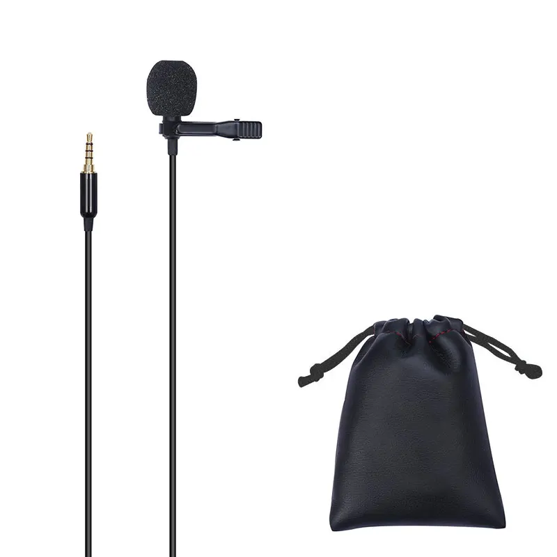 

3.5MM Clip Mini Condenser Microphone Meeting Speech Professional Microphone Portable Omnidirectional Mic For Smartphone Computer