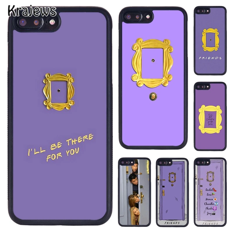 Придверный глазок краеведов Моники друзья ТВ-шоу для iPhone 5 6 S 7 8 plus 11 Pro X XR XS Max samsung
