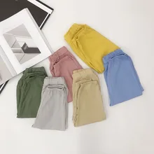 Одежда для мальчиков летняя одежда детские штаны-фонарики штаны-капри в Корейском стиле хлопковые и льняные штаны для больших мальчиков летняя одежда с защитой от комаров