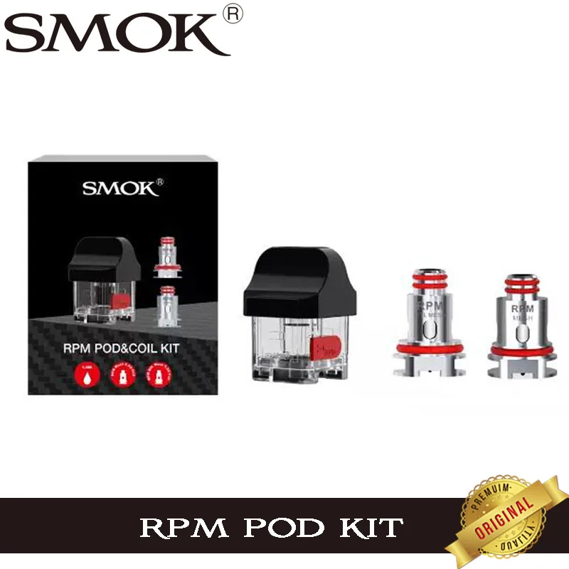 Набор для вейпа SMOK RPM с картриджем 4 3 мл и испарителем MTL-Mesh Ом электронной