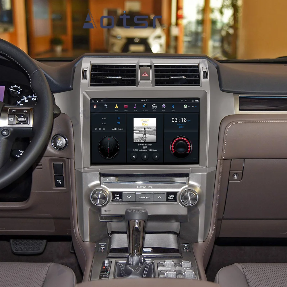 Автомагнитола для Lexus GX460 GX400 2011 автомобильный видеоплеер с радио GPS-навигацией
