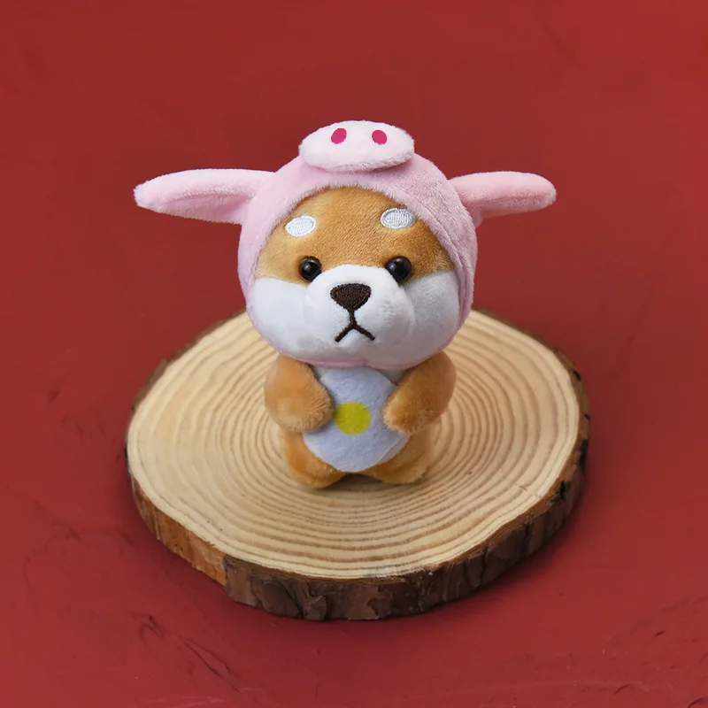 10cm Corgi Plush Keychain Stuffed Dogs Plush Toys Soft Corgi Dog Toys Key Chain for Girl Bags Kawaii Animal Dolls Kids Gift