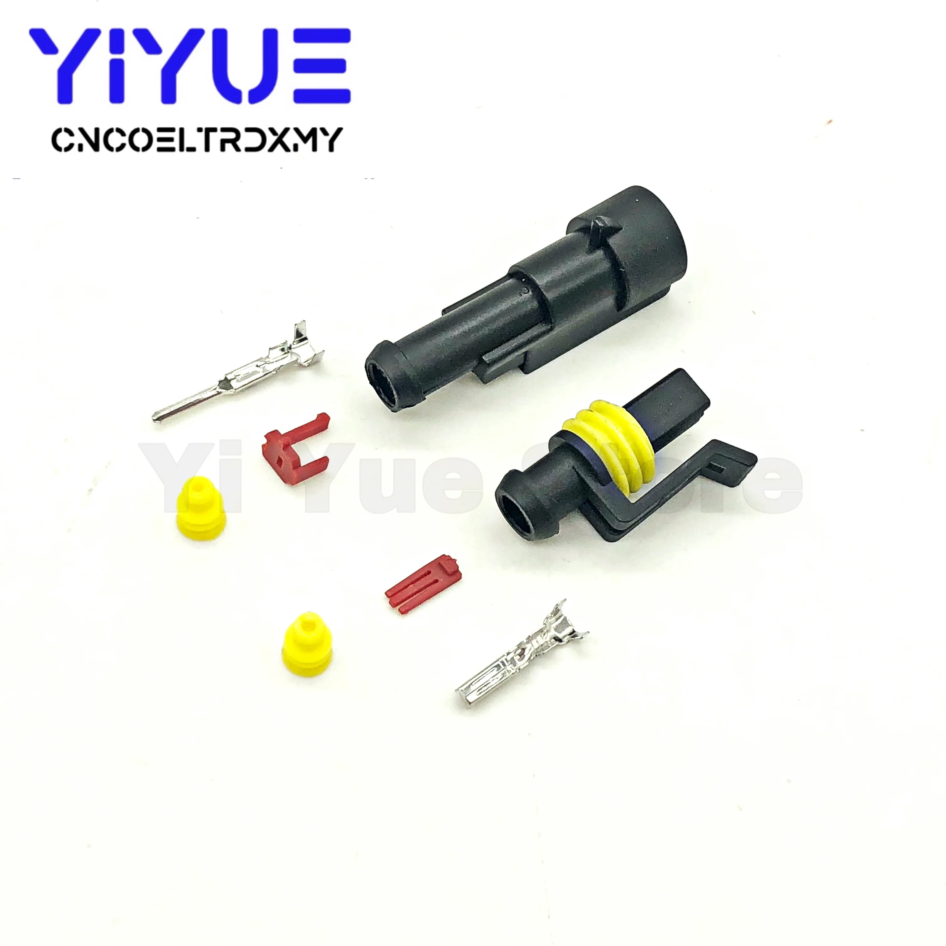 1 set 1/2/3/4/5/6 Pin Way AMP Tyco Super Sealed Automotive Wire Connector Electrical Plug Terminals for Cars ► Photo 2/6