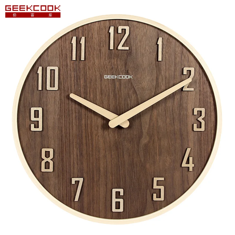 

Ono the Department Store for-Forthright with Numbers plus Logs entralady Wooden Wall Clock Standing Currently Available